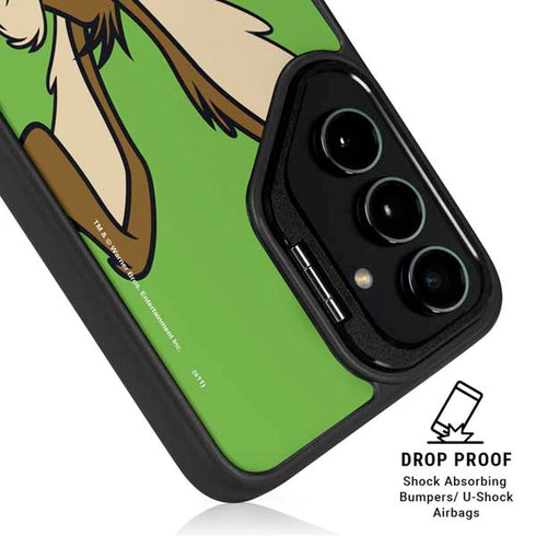 Looney Tunes Wile E Coyote Zoomed In Galaxy S24 FE Kickstand Case